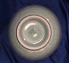 Chinese Zhong Guo Longquan Porcelain Celadon Koi Fish Soup Rice Bowl Signed