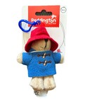 New Bear Paddingtons Red Blue Plush Key Fob Key Chain Purse Bag Toy Charm Holder