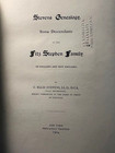 Stevens Genealogy  Some Descendants Of The Fitz Stephen Family  original  1904 