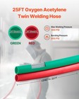 Vevor Oxygen Acetylene Hose 1 4-inch X 25ft R Hose 300psi Max Working Pressure