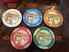 500 Chip Set    hooters Casino    Renton Washington Authentic Retired Casino Chips