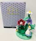 1996 Alice In Wonderland  garden Of Live Flowers  Easter Egg Holder Nib