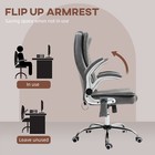 High Back Vibration Massage  Heated Computer Chair  Office Chair Gray