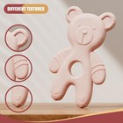Silicone Baby Teething Toy     Bpa-free Bear For 0   12 Months