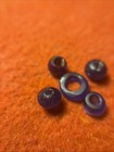 Real Antique 1700s - 1800s Dutch Dogon Blue African Trade Bead Lot Of 5 Beads