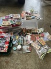 Assorted Paper Crafting Supplies Large Lot  Scrapbooking Junk Journal Cards More