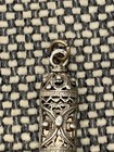 Vintage Reuven Signed Israel Sterling Silver Judaica Filigree Pendant