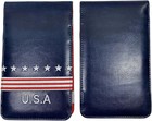 Golf Scorecard Holder     Usa Yardage Book Cover     High-end Leather Golf Scorecard