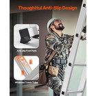 Multi-purpose Folding Ladder  15 5 Ft  Reach  Aluminium  Folding  Multi-position