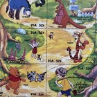 Disney Winnie The Pooh Stamp Sheet Usa Collectible Unused
