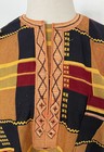 Dashiki Mens L African Shirt Top Cotton Yellow Blue Red Short Sleeve Pocket  2