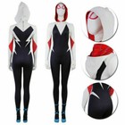 Kids Girls Spiderman Into The Spider Verse Gwen Stacy Jumpsuits Cosplay Costume