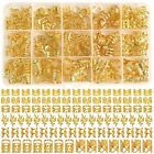 210 Pcs Gold Hair Cuffs  Hair Jewelry For Braids And Dreadlocks