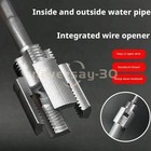 2pcs Integrated Internal   External Pipe Threading-tool pvc Pipe Threader Kit
