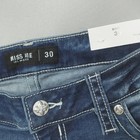 Miss Me Women s Jeans 30x34 Mid-rise Bootcut Dark Wash Embellished Pockets Nwt