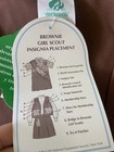 Nwt Girl Scouts Brownie Uniform Vest Brown Size Large
