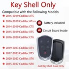 Key Fob Shell Case Replacement For Cadillac Ats Ats-v Cts Xts Ct6 Xt4 Xt5 Xt6 Sr