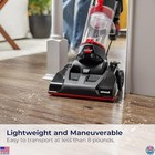 Compact Upright Vacuum For Dorms   Apartments  Lightweight  Powerful Suction