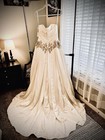 Davids  Bridal Classic Style Strapless Ballgown