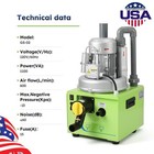 1100w Portable Dental Suction Unit With Vacuum Pump 600l min For 2 Dental Chair