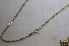 Vintage Gold Over Sterling Vermeil 925 Jewish Menorah Necklace 19  Exc 9 2 Grams