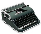 Olympia Manual Typewriter Green 1957 Sm3 De Luxe  reconditioned refurbished 