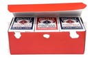 12 Deck Brick Bicycle Pinochle Jumbo Index Playing Cards 6 Red 6 Blue