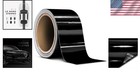 Removable Black Vinyl Tape 2  X 20ft - Perfect For Home And Auto