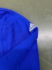 Adidas Youth Fleece Hoodie Sz Large 14-16 Royal Blue Embroidered On Sleeve Nwt
