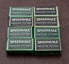 Vintage Speedball Linoleum Original Boxes Usa No Blades