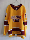 Arizona State Michael Mancinelli Game-worn Gold  10 Adidas Hockey Jersey 2020-22