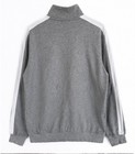 Puma Men   s Gray Full Zip Track Jacket White Stripe Athletic Sweatshirt Size L