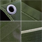 Heavy Duty Canvas Tarp 16 Oz Waterproof Tarpaulin Cover W  Grommets