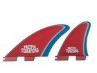 Pacific Vibrations Controllers Quad Surfboard Fins Fits Fcs Fiberglass 3 Color