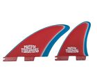 Pacific Vibrations Controllers Quad Surfboard Fins Fits Fcs2 Fiberglass 3 Color
