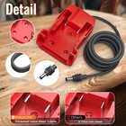 Rvboatpat 18v Battery Adapter 3 28ft Starlink Mini Power Cable 