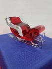 Swarovski Crystal Santa s Sleigh Red 5223691 Mib