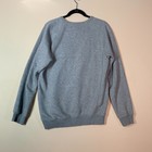 Adidas Logo Crew Neck Pullover Sweater Sweatshirt Grey Black Men s Medium M