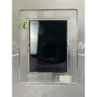        Waterford Crystal 6  X 7 5  Plaid Style Vintage Irish Crystal Picture Frame