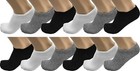 Lot 24 Pairs Mens Womens Ankle Socks Cotton Crew Socks Low Cut Casual Size