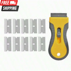 Razor Scraper Tools With 10 Blades Multipurpose Two Tone Cleaning Tools