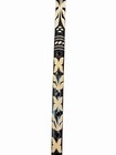 Hand-carved Native American Style Flute -6 Hole Wooden Flute W butterfly Black