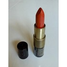Vintage Revlon Super Frost Lipstick 24 Snow Orange Shimmer Gold Ribbed Case