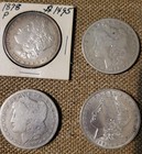 Us  1 Silver Dollar 7-coin Lot Morgan   Peace   Silver Eagle 1878-1993 P S O 