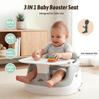 3-in-1 Baby Booster Seat  Ergonomic   Comfortable Eva Material
