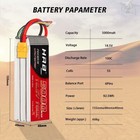 Hrb 18 5v 5000mah 5s Lipo Battery Xt90 For Rc Helicopter Airplane Car Truck Boat