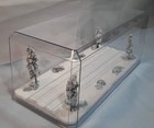 Ho Scale 16  Double Track  winter Scene  - Display Case - For Any Ho Train