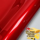 720  X 60  Premium Super Gloss Metallic Red Vinyl Film Wrap Sticker 60ft X 5ft