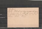 Straits Settlements Singapore Postal Card To Netherlands Paquebot 1896
