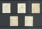 Great Britain Scott 131 Used X 5 - 1902 2 5p Ultra Edward Vii Issue  Cat  57 50